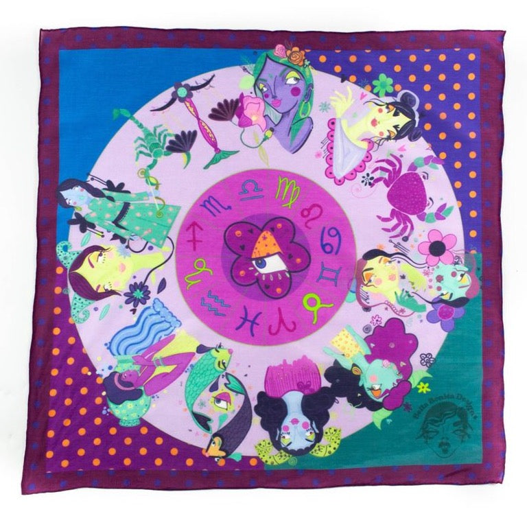 Zodiac Wheel Bandana Bella Bonita Designs